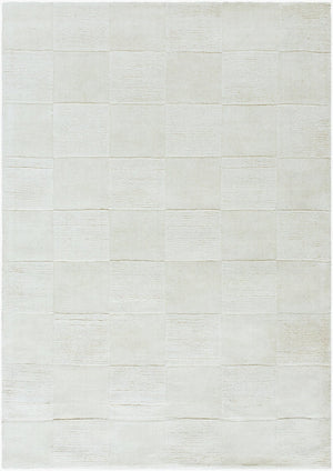 Livabliss Mystique Hand Loomed Wool Area Rug Bohemian Global Style for Living Room Bedroom Ivory, Cream 3'11" x 5'7" M5499-31157