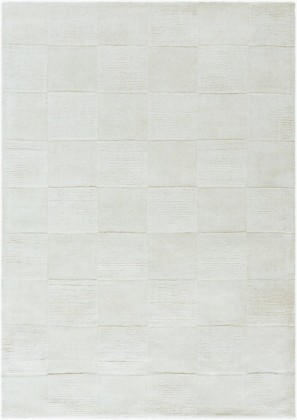 Livabliss Mystique Hand Loomed Wool Area Rug Bohemian Global Style for Living Room Bedroom Ivory, Cream 3'11" x 5'7" M5499-31157