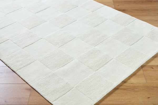 Livabliss Mystique Hand Loomed Wool Area Rug Bohemian Global Style for Living Room Bedroom Ivory, Cream 3'11" x 5'7" M5499-31157