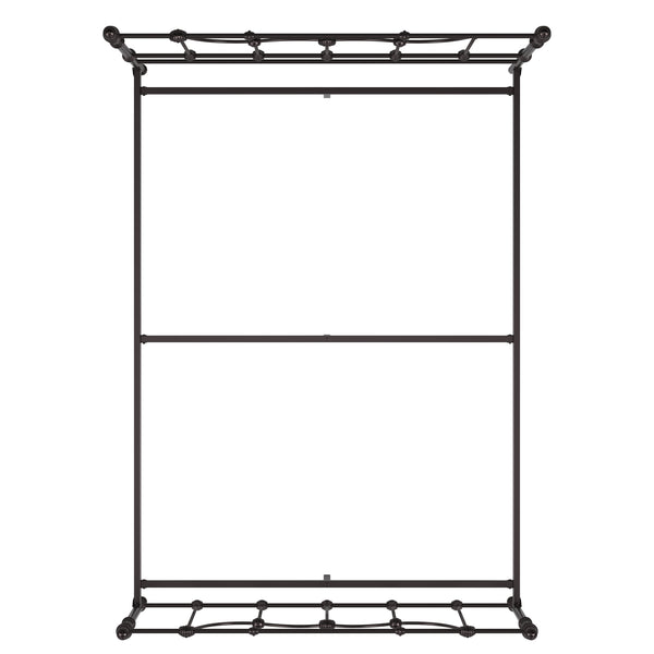Homelegance By Top-Line Roshan Victorian Iron Metal Bed Black Metal