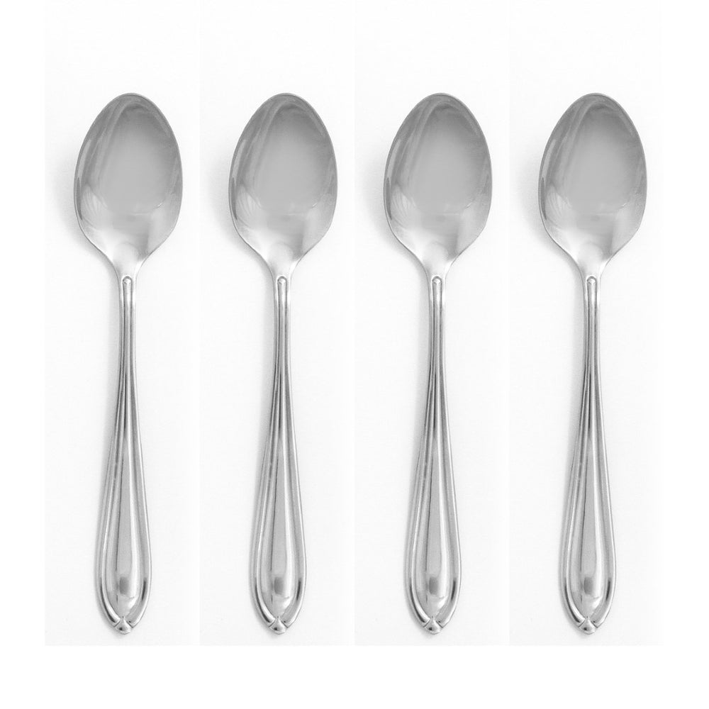 Lenox Hampton Forge Ginger 4-Piece Teaspoons Metallic, STAINLESS METAL 146A04TSUB