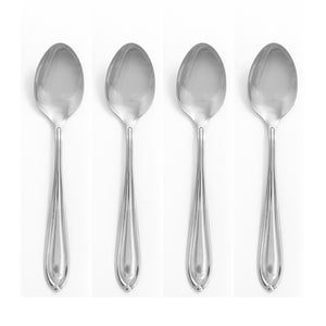 Lenox Hampton Forge Ginger 4-Piece Teaspoons Metallic, STAINLESS METAL 146A04TSUB