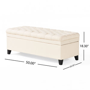 English Elm Juliana Rectangular Storage Ottoman Upholstered Lift Top for Living Room Seating 57741.00