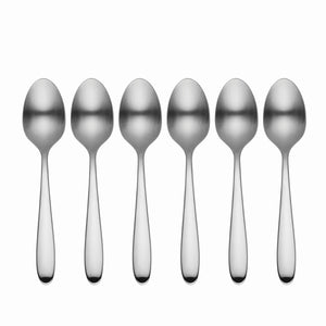 Lenox Oneida Vale Everyday Flatware Dinner Spoons, Set of 6 Metallic, STAINLESS METAL H282006B