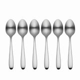 Lenox Oneida Vale Everyday Flatware Dinner Spoons, Set of 6 Metallic, STAINLESS METAL H282006B