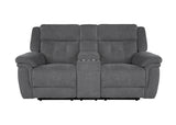 Parker Living Richland - Bristol Grey Power Console Loveseat Bristol Grey MRIC#822CPH-BRGR Parker House