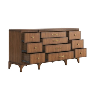 A.R.T. Furniture Harbor Dresser - Elegant Weathered Wood Storage Solution for Coastal or Farmhouse Bedroom Decor 338130-2731