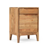 Christopher Knight Home® - Noble House - Amwiler Modern Handcrafted Acacia Wood Side Table, Natural