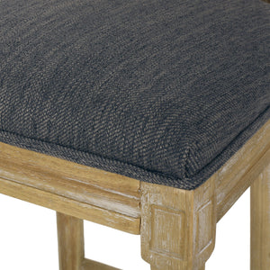 English Elm Christopher Knight Home® - French Country Virabit 2-Piece 30.25" Bar Stools with Hand-Woven Rattan Back & Tufted Cushions 71615.00CHAR