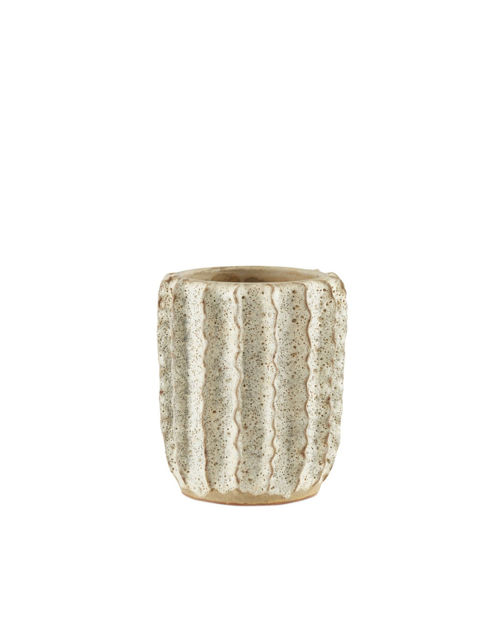 Sunken Boat White Vase