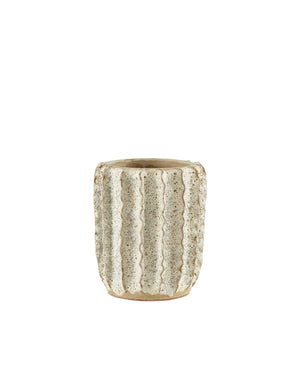 Sunken Boat White Vase