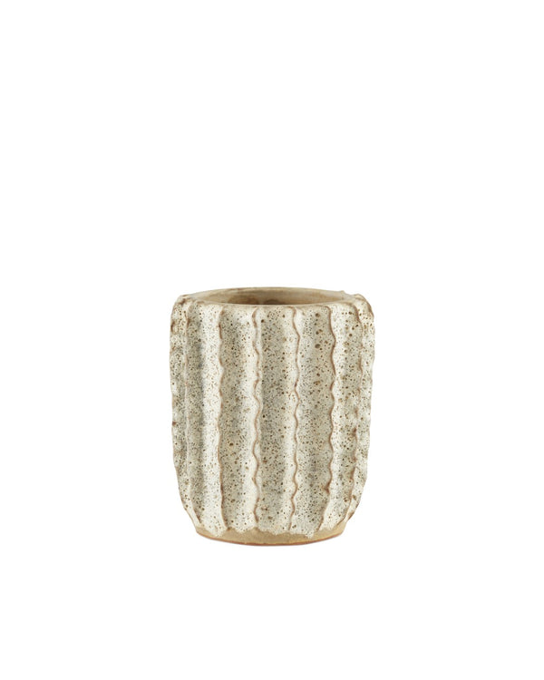 Sunken Boat White Vase