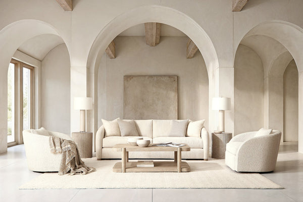 Bernhardt Bernhardt Antibes Roz Rustic Oak Cocktail Table With Sculptural Tapered Legs, Lower Shelf & Casters 350013