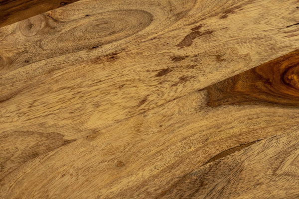 Porter Designs Porter Taos Solid Sheesham Wood Ladderback Dining Chair - Artisan-made Elegance For Your Space Natural Wood 07-196-02-9017