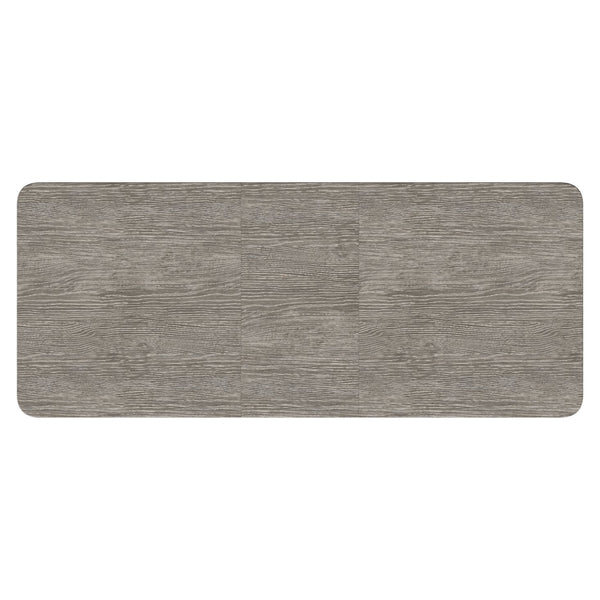 Bernhardt Bernhardt Monolith Dining Table With Wire-Brushed Oak Puma Finish, 84" Expandable Top, Rustic Modern Charm 343222