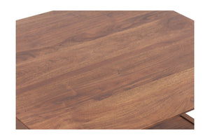 Porter Designs Porter Portola Square Coffee Table - Elegant Solid Acacia Wood Design With Flared Legs For Modern Homes Brown Wood 05-108-02-5014w