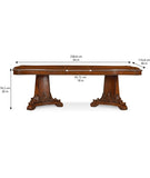 A.R.T. Furniture Old World Double Pedestal Dining Table 143221-2606 Brown 143221-2606