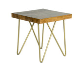 Steve Silver Walter Brass Inlay End Table WT300E
