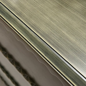 A.R.T. Furniture Harbor Accent Chest in Weathered Sage Green - Rustic Charm with Scalloped Trim & Three Drawers 338397-2718