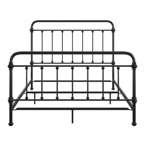 Homelegance By Top-Line Taylin Graceful Lines Victorian Metal Bed Black Metal