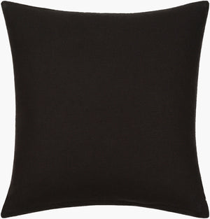 Surya Malian Hand-woven 18"L X 18"W Cotton Accent Pillow Kit – Exotic Global Style For Home Decor Black Cotton,Cotton Maa001-2222d