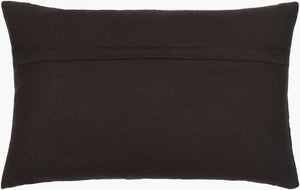 Surya Malian Hand-woven 18"L X 18"W Cotton Accent Pillow Kit – Exotic Global Style For Home Decor Black Cotton,Cotton Maa001-2222d