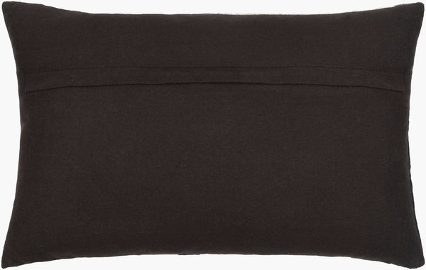 Surya Malian Hand-woven 18"L X 18"W Cotton Accent Pillow Kit – Exotic Global Style For Home Decor Black Cotton,Cotton Maa001-1818p