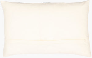 Surya Malian Eclectic Bohemian 14"L X 22"W Handmade Lumbar Pillow – Vibrant Cotton Comfort For Your Home Cream Cotton,Cotton Maa002-1422p