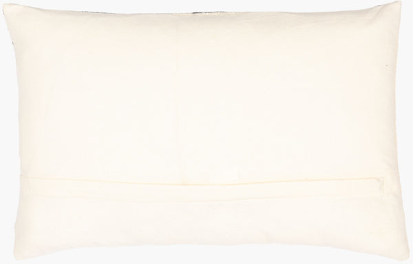 Surya Malian Eclectic Bohemian 14"L X 22"W Handmade Lumbar Pillow – Vibrant Cotton Comfort For Your Home Cream Cotton,Cotton Maa002-1422p