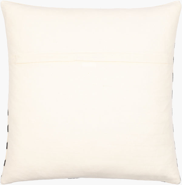 Surya Malian Hand-woven 18"L X 18"W Cotton Accent Pillow Kit – Exotic Global Style For Home Decor Cream Cotton,Cotton Maa002-2222p