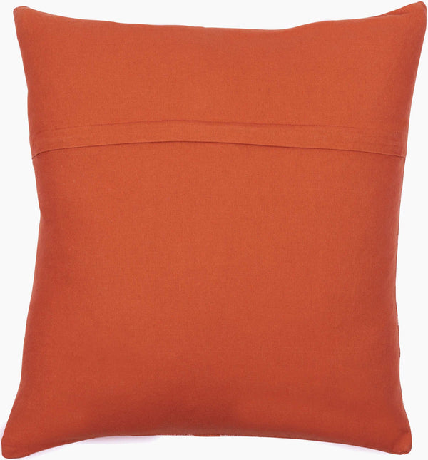 Surya Malian Hand-woven 18"L X 18"W Cotton Accent Pillow Kit – Exotic Global Style For Home Decor Rust Cotton,Cotton Maa003-2020d