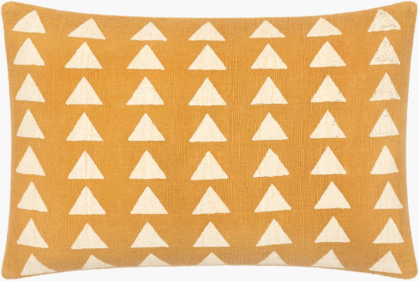 Surya Malian Handcrafted Cotton Lumbar Pillow Bohemian Global Artisan Accent for Sofas MAA004-1422P