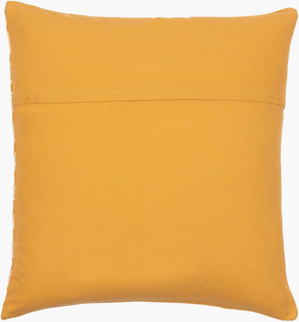 Surya Malian Hand-woven 18"L X 18"W Cotton Accent Pillow Kit – Exotic Global Style For Home Decor Mustard Cotton,Cotton Maa004-2222d