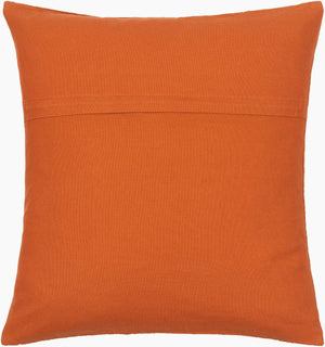 Surya Malian Hand-woven 18"L X 18"W Cotton Accent Pillow Kit – Exotic Global Style For Home Decor Rust Cotton,Cotton Maa007-2222d
