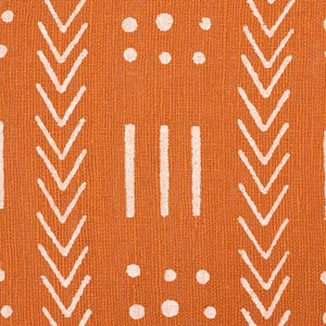 Surya Malian Eclectic Bohemian 14"L X 22"W Handmade Lumbar Pillow – Vibrant Cotton Comfort For Your Home Rust Cotton,Cotton Maa007-1422d