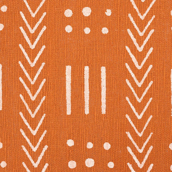 Surya Malian Hand-woven 18"L X 18"W Cotton Accent Pillow Kit – Exotic Global Style For Home Decor Rust Cotton,Cotton Maa007-2222p