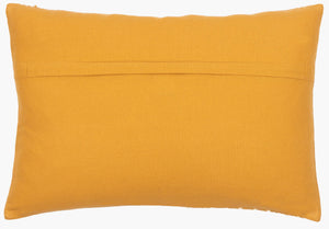 Surya Malian Hand-woven 18"L X 18"W Cotton Accent Pillow Kit – Exotic Global Style For Home Decor Mustard Cotton,Cotton Maa008-2222p