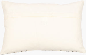 Surya Malian Eclectic Bohemian 14"L X 22"W Handmade Lumbar Pillow – Vibrant Cotton Comfort For Your Home Cream Cotton,Cotton Maa010-1422p