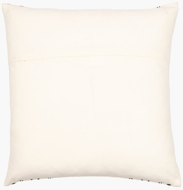 Surya Malian Hand-woven 18"L X 18"W Cotton Accent Pillow Kit – Exotic Global Style For Home Decor Cream Cotton,Cotton Maa010-2020p