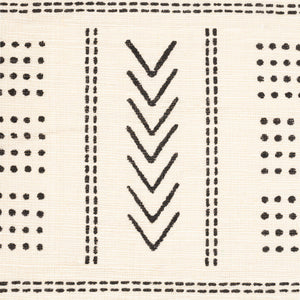 Surya Malian Eclectic Bohemian 14"L X 22"W Handmade Lumbar Pillow – Vibrant Cotton Comfort For Your Home Cream Cotton,Cotton Maa010-1422p