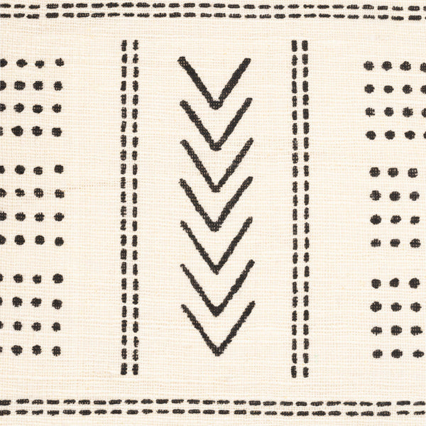 Surya Malian Hand-woven 18"L X 18"W Cotton Accent Pillow Kit – Exotic Global Style For Home Decor Cream Cotton,Cotton Maa010-2020p