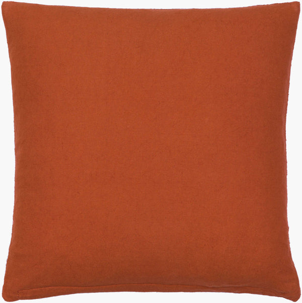 Surya Malian Hand-woven 18"L X 18"W Cotton Accent Pillow Kit – Exotic Global Style For Home Decor Rust Cotton,Cotton Maa011-2020d