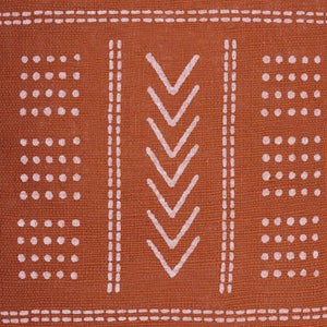 Surya Malian Hand-woven 18"L X 18"W Cotton Accent Pillow Kit – Exotic Global Style For Home Decor Rust Cotton,Cotton Maa011-2020d