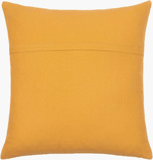 Surya Malian Eclectic Bohemian 14"L X 22"W Handmade Lumbar Pillow – Vibrant Cotton Comfort For Your Home Mustard Cotton,Cotton Maa012-1422p