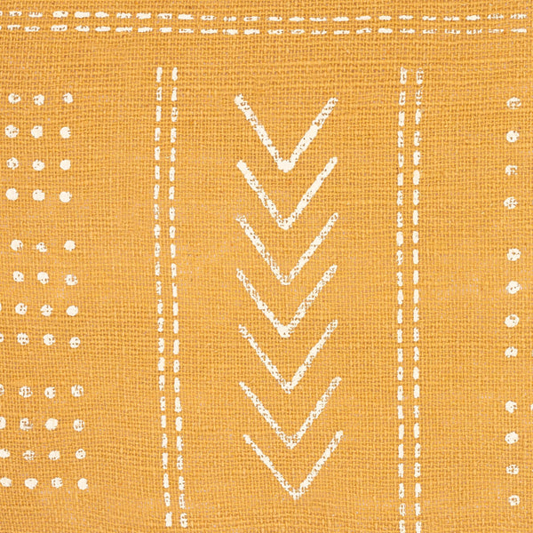 Surya Malian Hand-woven 18"L X 18"W Cotton Accent Pillow Kit – Exotic Global Style For Home Decor Mustard Cotton,Cotton Maa012-1818d