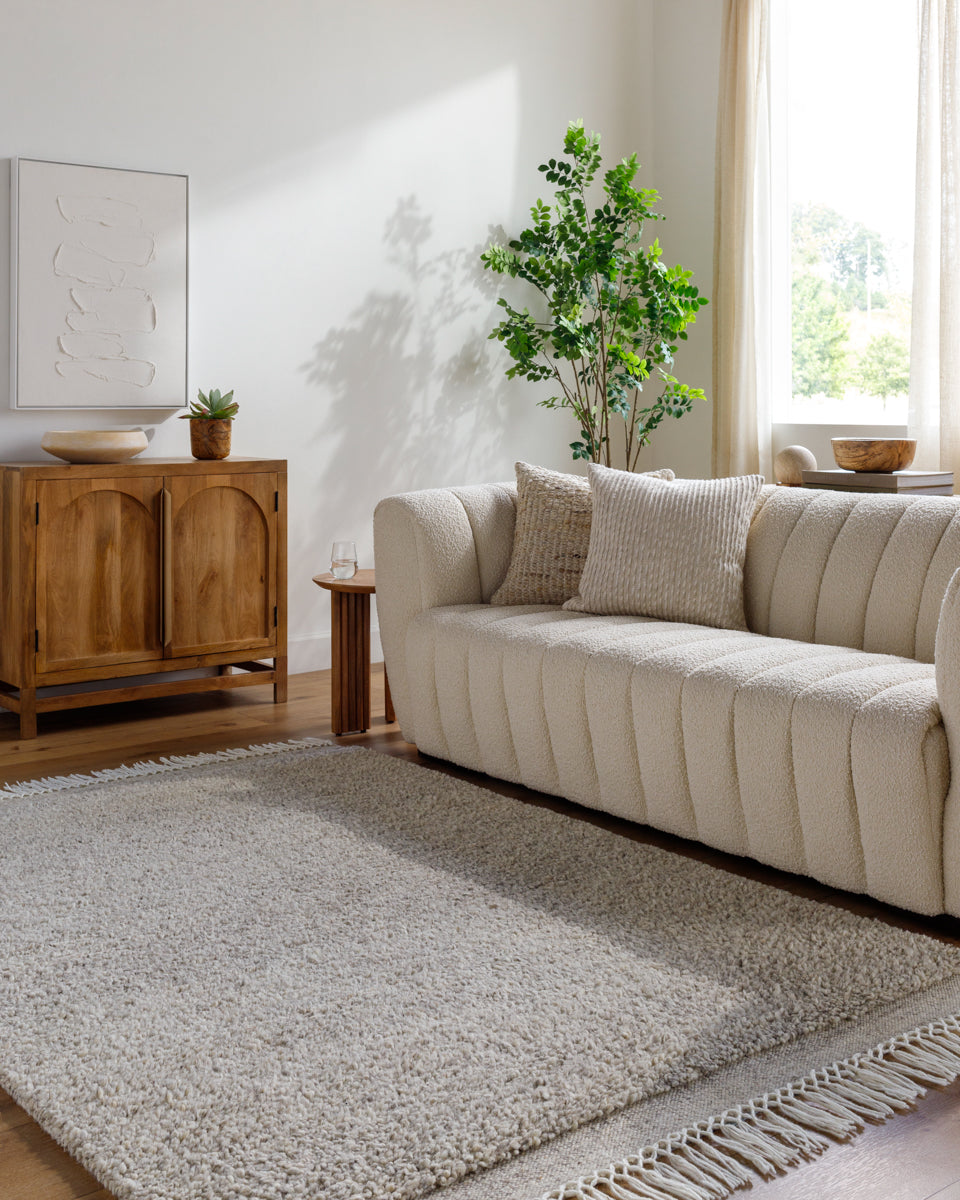 Mabel MAB-2301 9' x 12' Handmade Rug MAB2301-912  Slate Grey Taupe, Sage, Khaki, Off-White, Pearl Surya