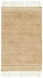 Mabel MAB-2302 9' x 12' Handmade Rug MAB2302-912  Natural, Khaki, Off-White, Camel, Pearl, Light Wood Surya