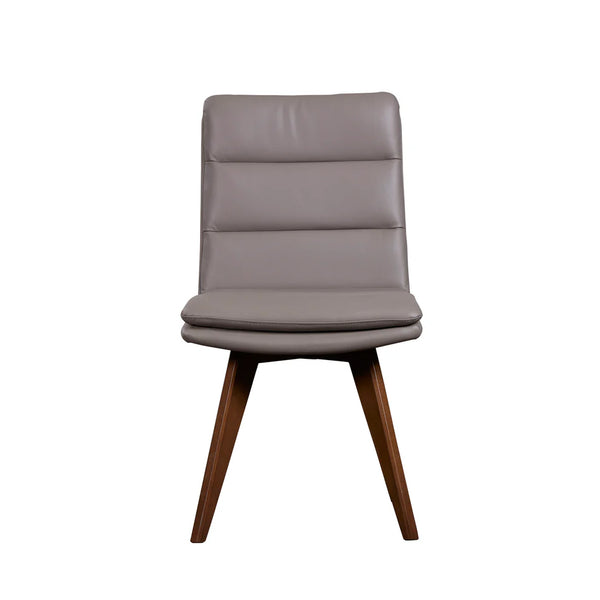 Porter Castor Genuine Leather Dining Chair Set of 2 - Stylish Comfort for Modern Dining Spaces