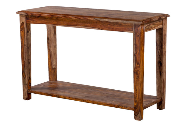 Porter Designs Porter Sonora Handcrafted Sheesham Wood Console Table – Elegant Design With Natural Beauty Brown Wood 05-196-10-9740