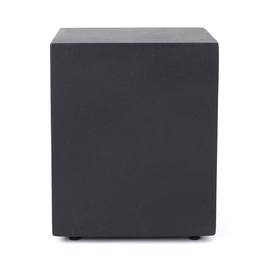 English Elm Mgo Concrete Propane Tank Cover Side Table for Modern and Industrial Interiors 59243.00
